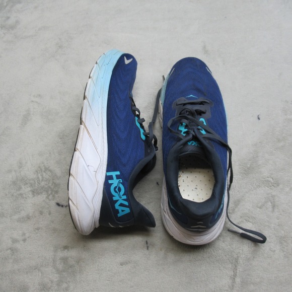 Hoka Men Shoes 12 D Blue Arahi 6 Cushioned Lightweight Running Athletic Training main image 8
